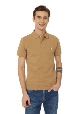 POLO SLIM EN MAILLE PIQUé DE COTON - POLO RALPH LAUREN pour HOMME | Printemps
