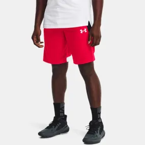 Short basketball Under Armour Baseline 25 cm - Rouge - 1370220-600