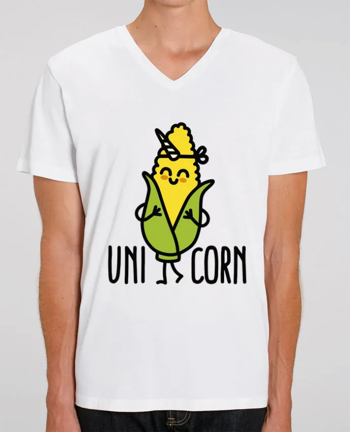 T-shirt homme Uni Corn par LaundryFactory
