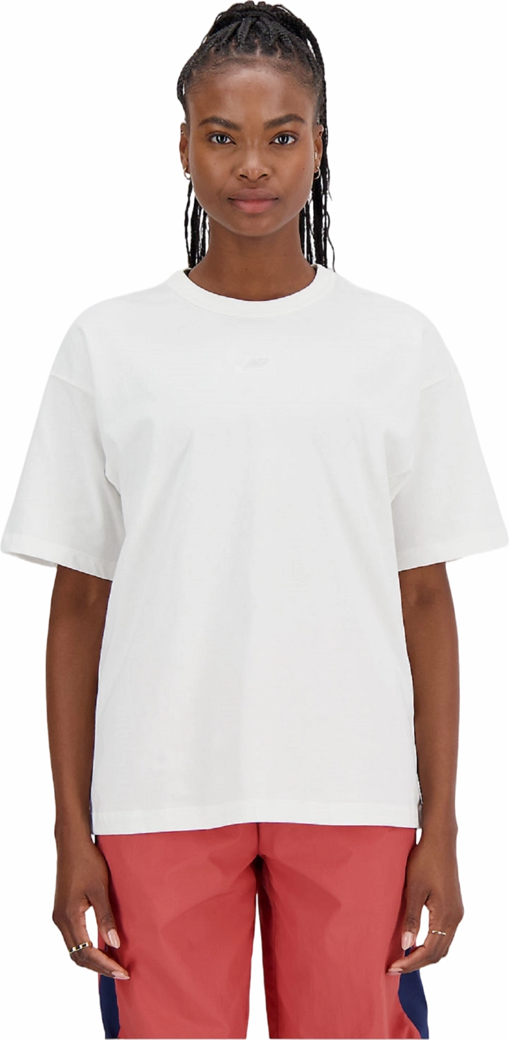 T-Shirt New Balance Femme Athletics Oversized T-shirt White