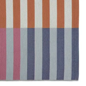 TAPIS EXTERIEUR INTERIEUR RAYURES COULEUR 160X230CM